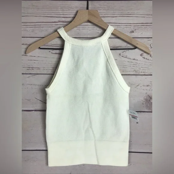 Free People Wide Rib Seamless Cami - Ivory - XS/S - Picture 2 of 6